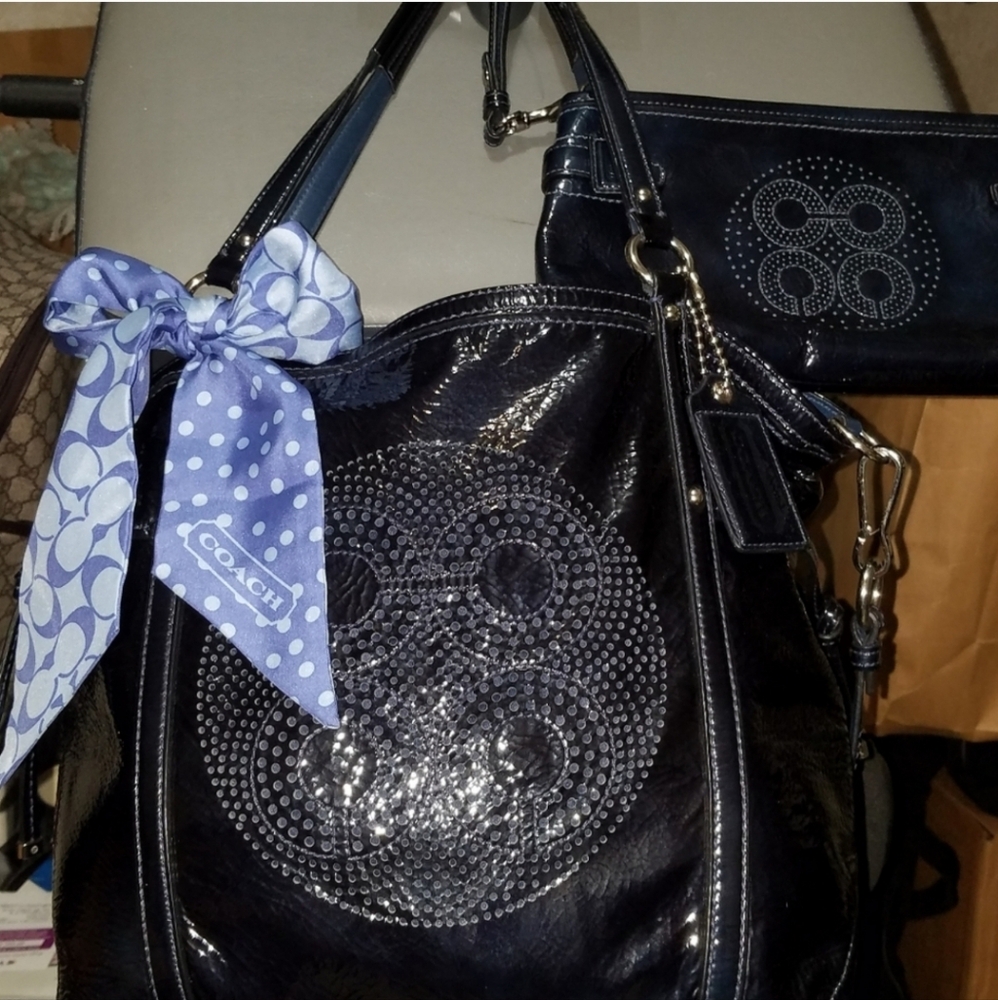 3pc Set Coach Audrey-Andie Tote, & Wallet.